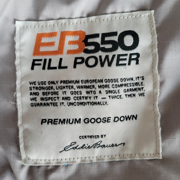 Eddie Bauer quilted goose down vest size small​ - Picture 13 of 16